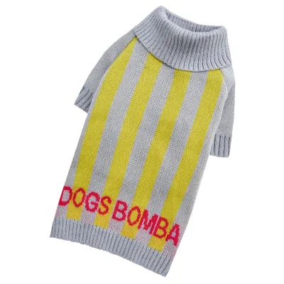 Светр в'язаний Dogs Bomba сірий