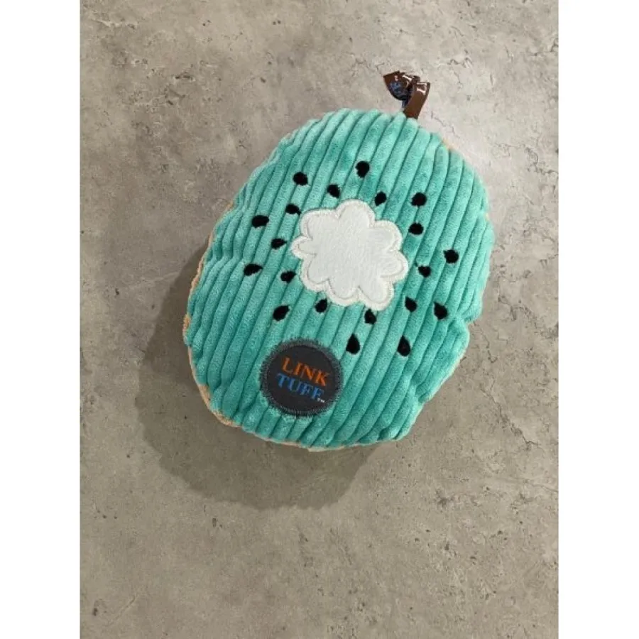 Іграшка для собак Charming Toy FRUITS КІВІ вельветова з пищалкою 12*20cm — фото 1