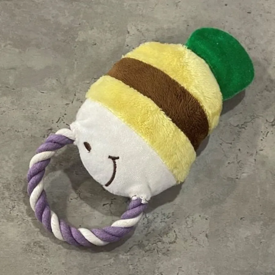 Игрушка для собак Тропическая рыбка Lovable Dog Tropical fish плюшевая с пищалкой 14cm — фото 1