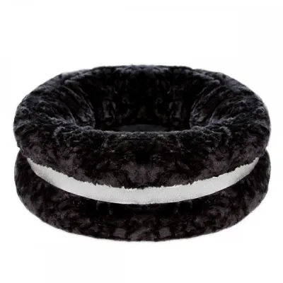 Лежанка кругла для собак і котів Is Pet Oreo fleece bed