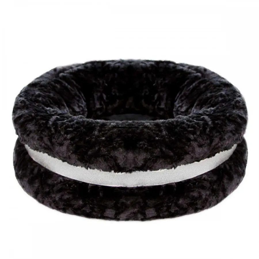Лежанка кругла для собак і котів Is Pet Oreo fleece bed — фото 1