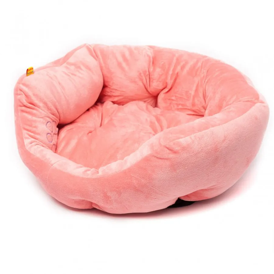Лежанка плюшева для собак і котів Lovable Dog Luxury round bed — фото 1