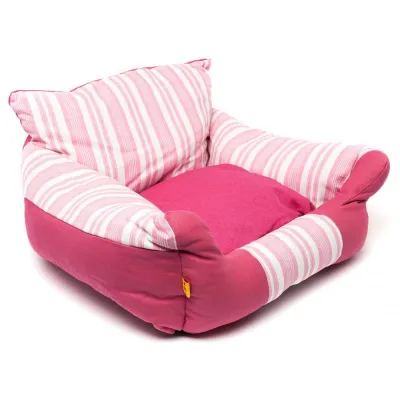 Лежанка джинсова для собак і котів Lovable Dog Stripe bed