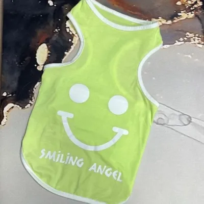 Майка для собак Multibrand "Smile" зелений