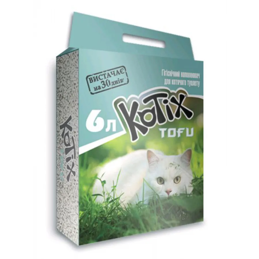 Наповнювач для котячих туалетів KOTIX TOFU Класичний — фото 1