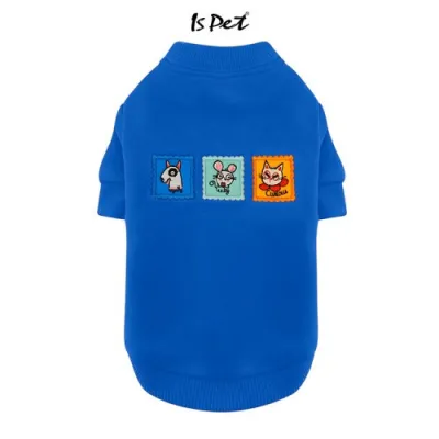 Толстовка для собак Is Pet FAMILY LOOK "Кошки Мышки" синій