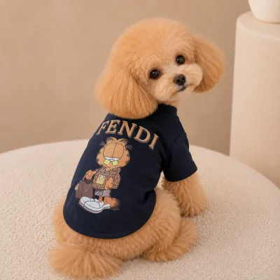 Футболка для собак FENDI, чорна
