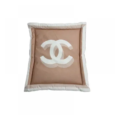 Коврик-лежанка для собак и кошек CHANEL коврик в машину, бежевый