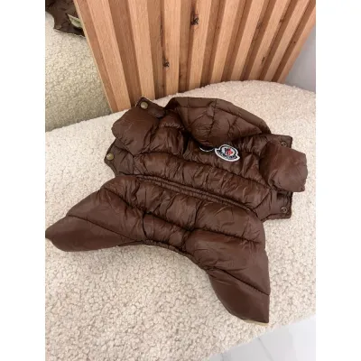 Зимний комбинезон для собак MONCLER, коричневый