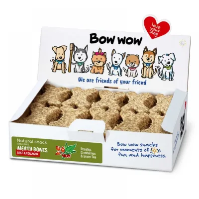Ласощі для собак кісточки з яловичиною і колагеном, Bow wow