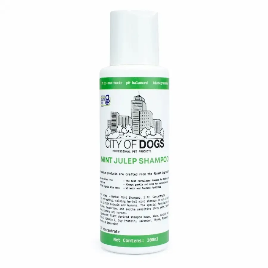 City of Dogs Шампунь для собак и кошек Mint Julep для текстуры и объема, 100мл — фото 1