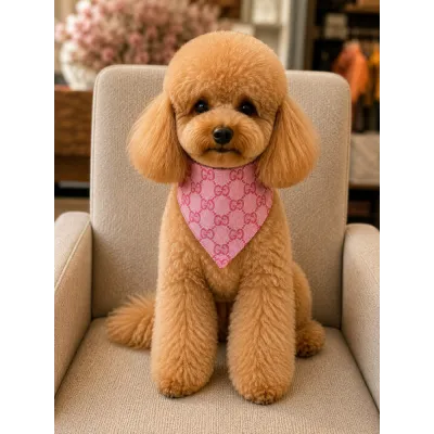 Бандана для собак і котів Gucci GG Pink