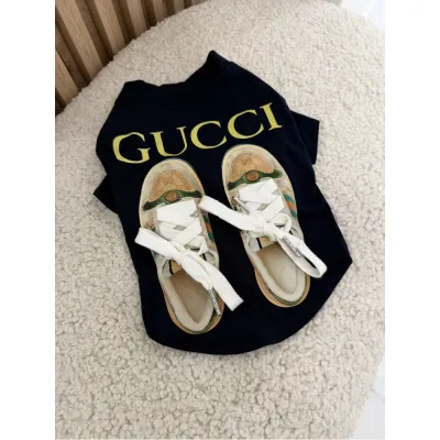 Футболка для собак Gucci Sandals Black