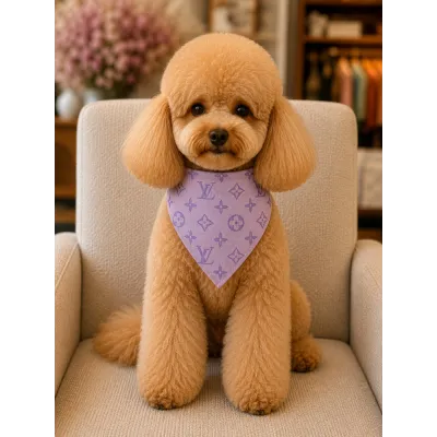 Бандана для собак і котів Louis Vuitton Lilac