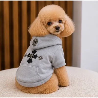 Худі для собак і котів Chrome Hearts Style