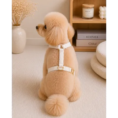 Шлейка для собак Teddy Premium м'яка плюшева
