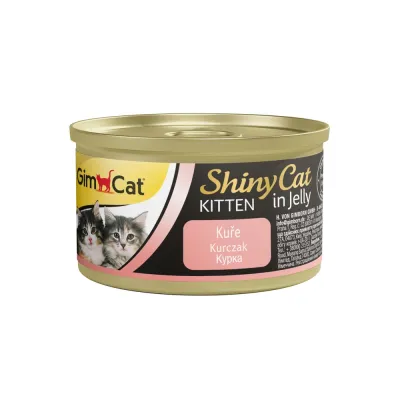 Вологий корм для кошенят з куркою GimCat Shiny Kitten 70 г
