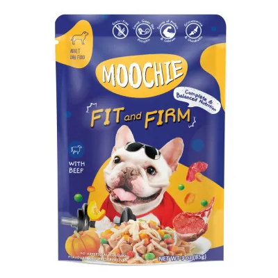 Вологий корм для собак з яловичиною Moochie Superfood Fit and Firm 85 г