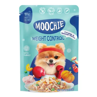 Корм вологий Moochie Superfood Weight Control д/собак з індичкою 85г