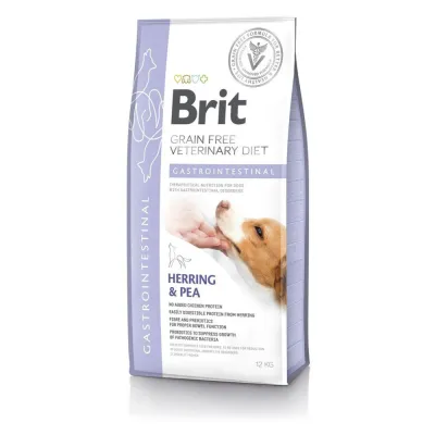 Сухий корм Brit Grain Free VetDiet Dog Gastrointestinal для дорослих собак з порушенням травлення з оселедцем, лососем та горохом 12 кг