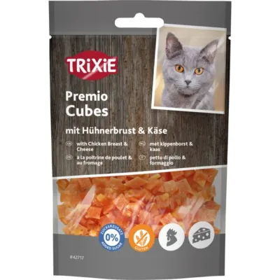 Ласощі для котів Trixie Premio Cheese Chicken Cubes кубики з куркою та сиром 50 г