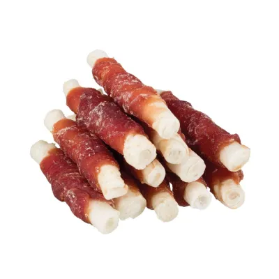 Лакомство для собак для чистки зубов, палочка с уткой, Trixie Denta Fun Rolls with Duck