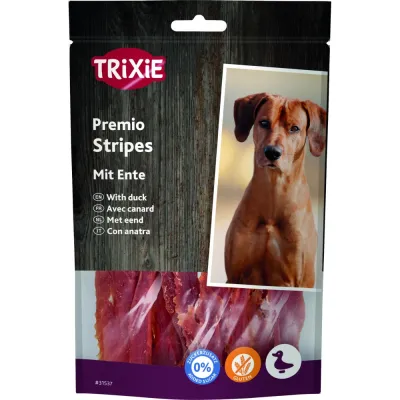 Лакомства Trixie Premio Ducky Stripes для собак кусочки с уткой 100 г