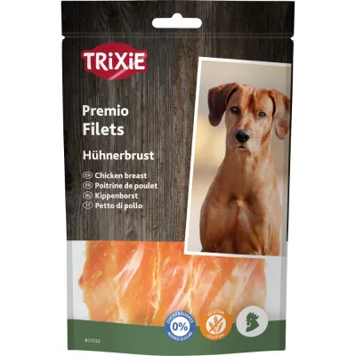 Ласощі Trixie Premio Chicken Filets для собак полоски з курячого філе 100 г