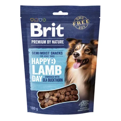 Ласощі Brit Premium Semi-moist Snacks Lamb with Sea Buckthorn напіввологі для cобак з ягням і обліпихою 180 г