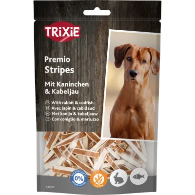 Лакомства Trixie Premio Fish Rabbit Stripes для собак снеки с рыбой и кроликом 100 г