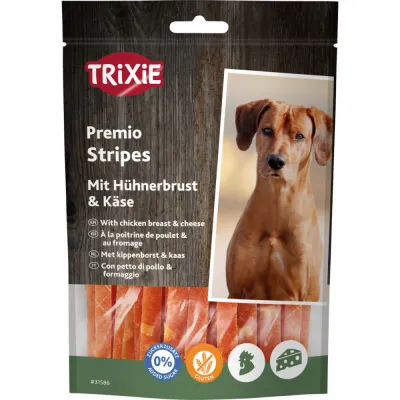 Лакомства Trixie Premio Chicken Cheese Stripes для собак палочки с курицей и сыром 100 г