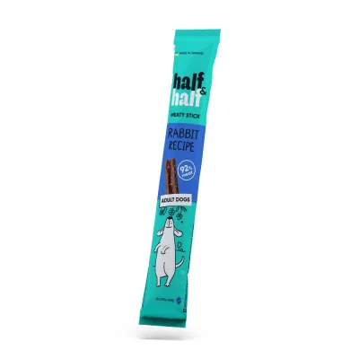 Ласощі для собак Half&Half м’ясна паличка з кроликом 12 г