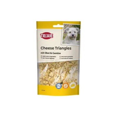 Лакомства Trixie Cheese Triangles для собак, сырные треугольники с фруктами и овощами 80 г