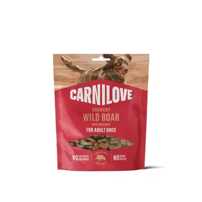 Лакомства для собак Carnilove Crunchy Snack Wild Boar with Rosehips 200 г