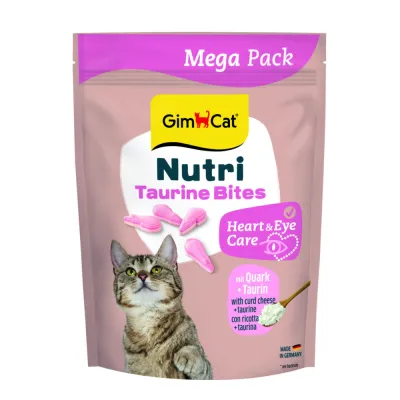 Вітаміни GimCat Nutri Taurine Bites для дорослих котів для підтримки здоров’я серця із сиром і таурином 425 г