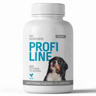 Вітаміни Provet PROFILINE для собак ГАГ комплекс для суглобів та зв язок 100 таб