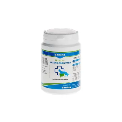Мінеральний комплекс Canina Petvital Arthro-Tabletten для собак та котів для проблемних суглобів 180 г 180 табл.