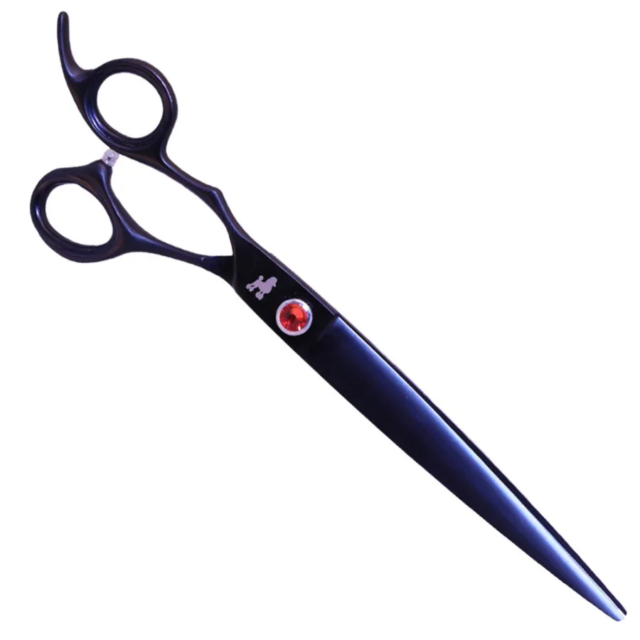 Ножиці грумерські Dezynadog Ignis 8 Straight Lefty Scissor прямі для стрижки собак для лівші японська нержавіюча сталь 440c 8 дюймів — фото 1