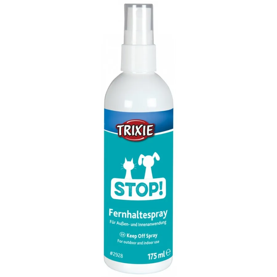 Спрей-відлякувач Trixie Stop! Keep Off Spray для котів та собак захищає від подряпин та укусів місць 175 мл — фото 1