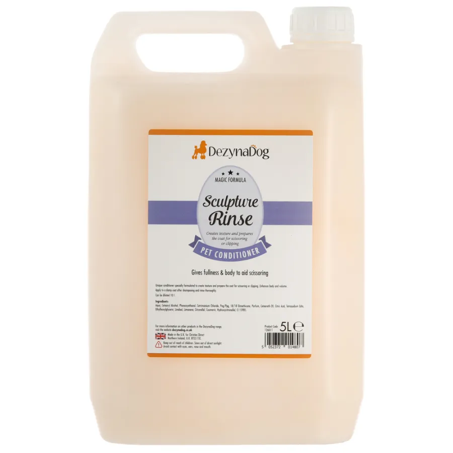 Кондиционер Dezynadog Sculpture Rinse High Volume для объема и плотности шерсти 5л — фото 1