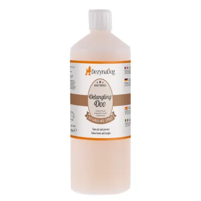 Спрей Dezynadog Detangling Doo Spray для розплутування ковтунів та вузлів призначений для шерсті породи Doodle 1л