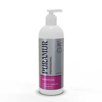 Шампунь PURAMUR Vitality Complex with Vitamin B зміцнюючий 200 мл