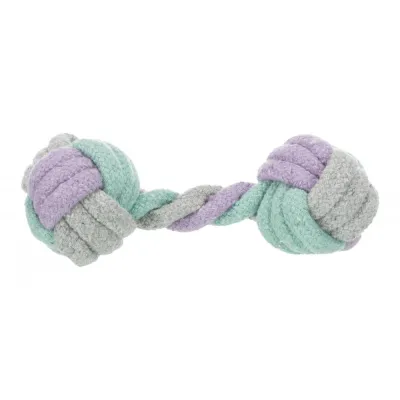 Іграшка для цуценят Гантель з канатом котон Trixie Junior Rope Dumbbell 15 см