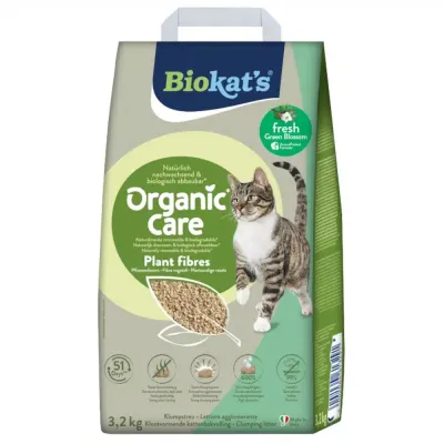 Наповнювач рослинний для котячого туалету Biokats Organic Care Fresh 8л/3,2кг