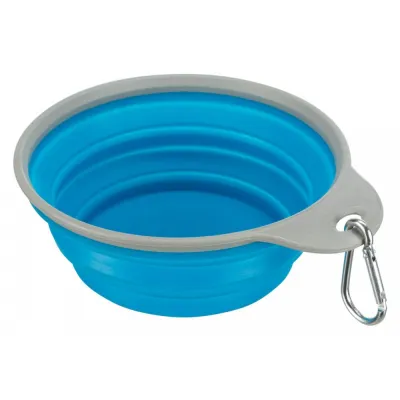 Миска дорожня Trixie складна термопластичний каучук 1 л/18 см