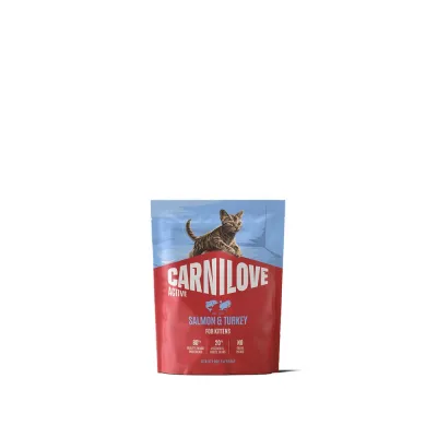 Корм сухий Carnilove Active Salmon & Turkey Kitten для кошенят лосось та індичка