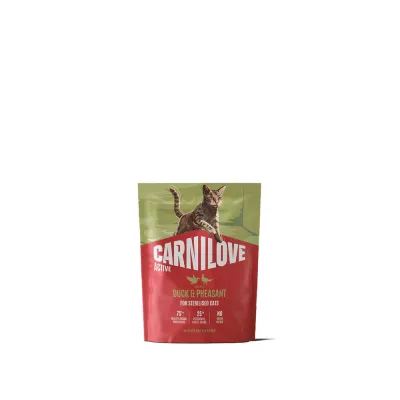 Корм сухий Carnilove Active Duck & Pheasant Sterilised для стерилізованих котів качка і фазан