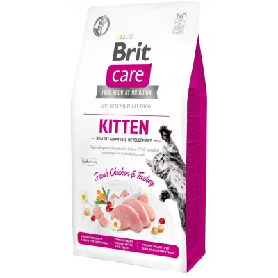 Сухий корм для кошенят Grain Free Brit Care Cat Healthy Growth & Development