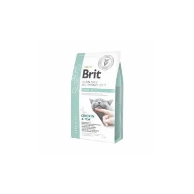 Корм сухий Brit Grain Free VetDiet Cat Struvite для котів з сечокам яною хворобою з куркою та горохом