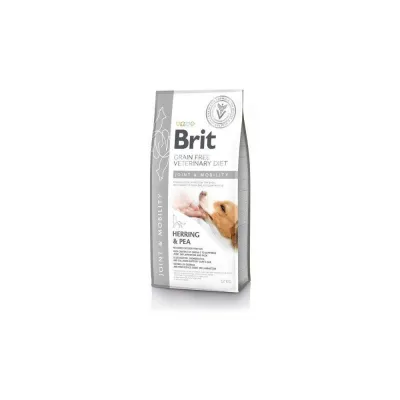 Корм сухий Brit Grain Free VetDiet Dog Mobility для собак для здоров’я суглобів з оселедцем лососем горохом та гречкою